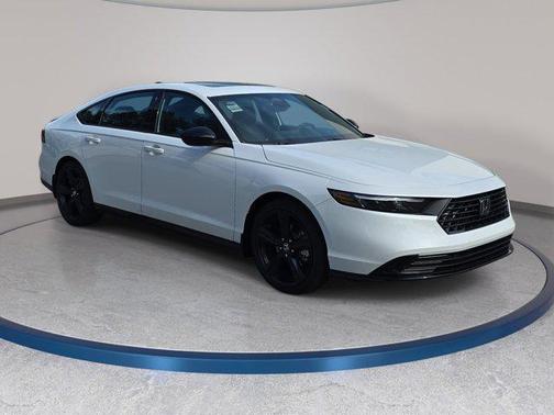 Platinum White Pearl 2026 Honda Accord Hybrid Sport-L