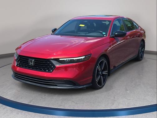Radiant Red Metallic 2023 Honda Accord Hybrid Sport