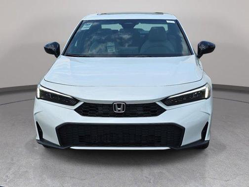 Platinum White Pearl 2026 Honda Civic Hybrid Sport