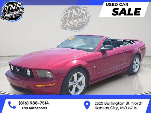Red 2008 Ford Mustang GT Premium