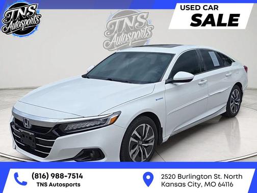 Platinum White Pearl 2021 Honda Accord Hybrid EX