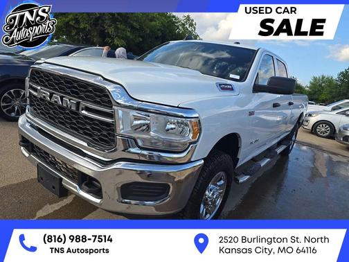Bright White Clearcoat 2022 RAM 2500 Tradesman Crew Cab 4x4 8' Box