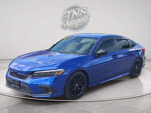 Boost Blue Pearl 2022 Honda Civic Sport