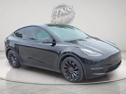 Black 2022 Tesla Model Y Performance Dual Motor All-Wheel Drive