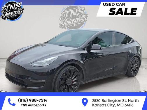 Black 2022 Tesla Model Y Performance Dual Motor All-Wheel Drive