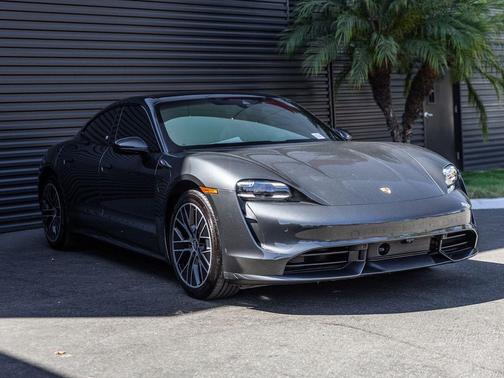 Volcano Grey Metallic 2020 Porsche Taycan Turbo