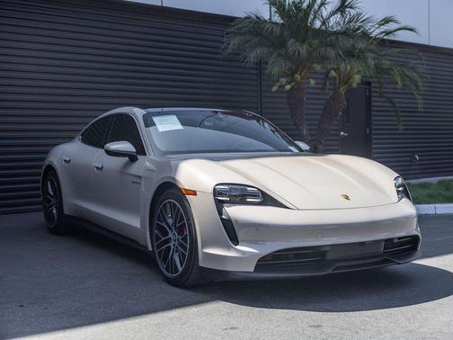 Coffee Beige Metallic 2021 Porsche Taycan 4S