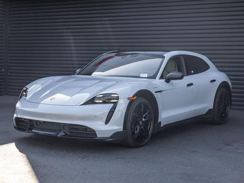 Ice Grey Metallic 2024 Porsche Taycan Turbo
