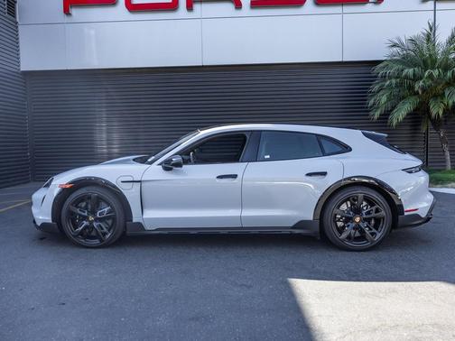 Ice Grey Metallic 2024 Porsche Taycan Turbo