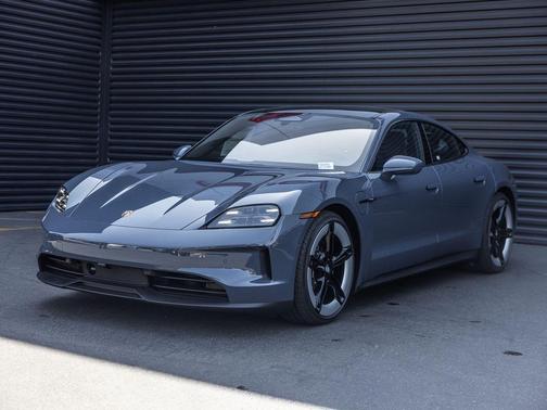 Blue 2026 Porsche Taycan 4