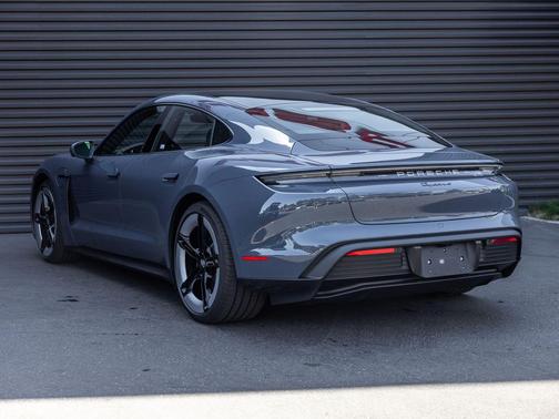 Blue 2026 Porsche Taycan 4