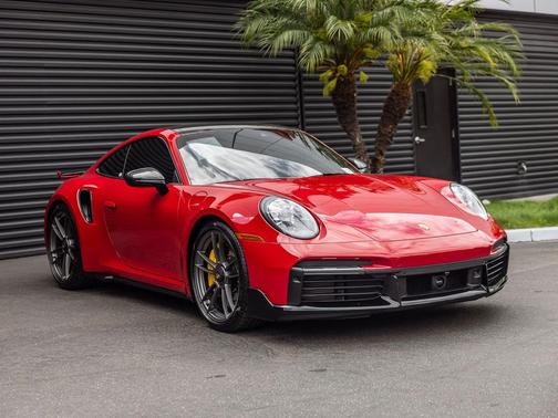 Carmine Red 2025 Porsche 911 Turbo S