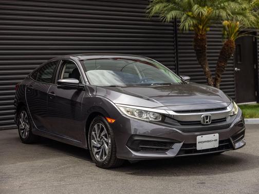 Modern Steel Metallic 2016 Honda Civic EX