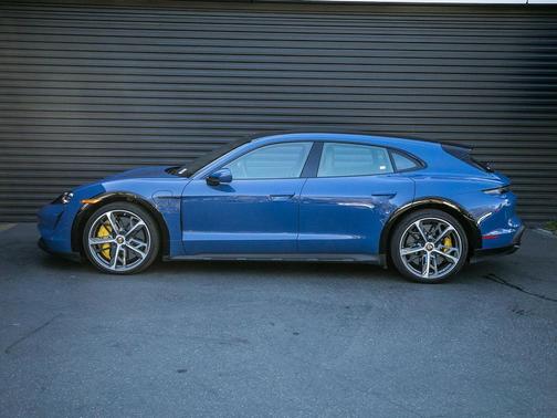 Neptune Blue 2023 Porsche Taycan Turbo