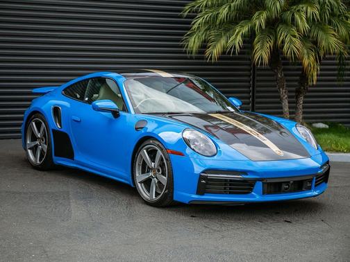 Shark Blue 2024 Porsche 911 Turbo S