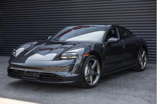 Volcano Grey Metallic 2024 Porsche Taycan 4S