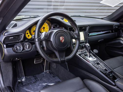 Racing Yellow 2015 Porsche 911 Turbo S