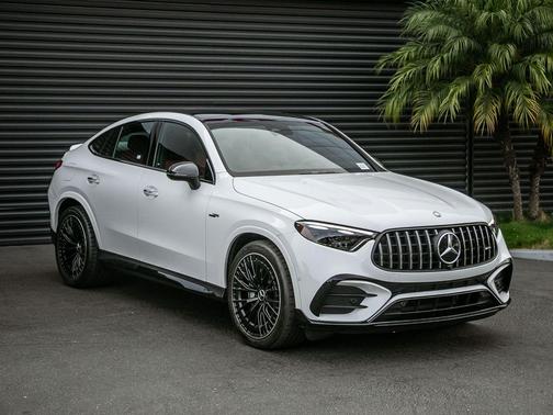 Polar White 2024 Mercedes-Benz AMG GLC 43 4MATIC Coupe