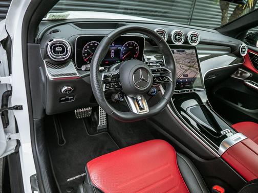 Polar White 2024 Mercedes-Benz AMG GLC 43 4MATIC Coupe