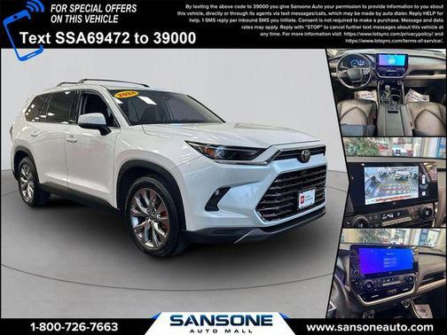 Pearl 2025 Toyota Highlander XLE