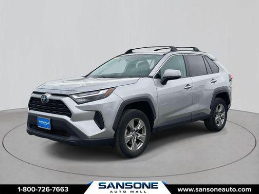 Silver Sky Metallic 2023 Toyota RAV4 Hybrid LE
