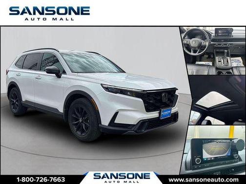 Platinum White Pearl 2023 Honda CR-V Hybrid Sport AWD