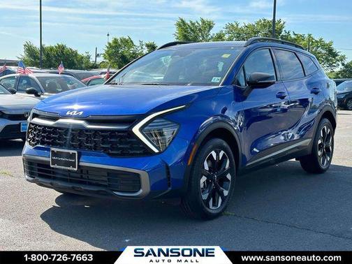 Sapphire Blue 2024 Kia Sportage X-Line