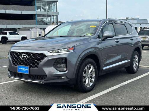 Machine Gray 2019 Hyundai SANTA FE SEL 2.4