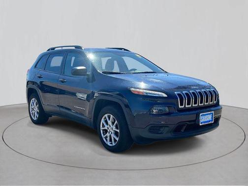 True Blue Pearlcoat 2016 Jeep Cherokee Sport
