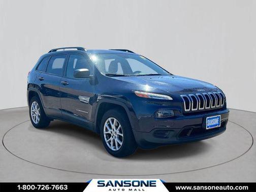 True Blue Pearlcoat 2016 Jeep Cherokee Sport