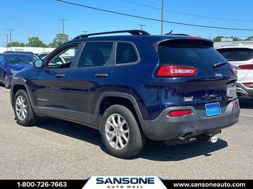 True Blue Pearlcoat 2016 Jeep Cherokee Sport