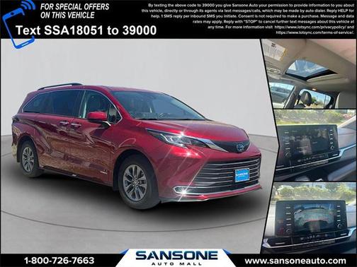 2021 Toyota Sienna XLE 7 Passenger