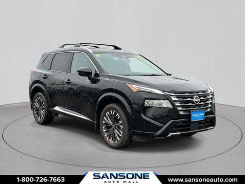 Super Black 2025 Nissan Rogue Platinum