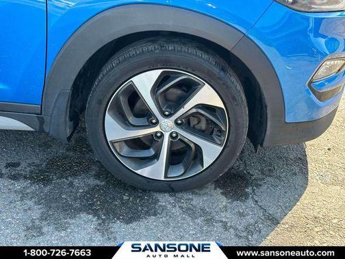 Caribbean Blue 2017 Hyundai TUCSON Limited