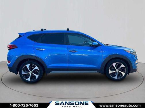 Caribbean Blue 2017 Hyundai TUCSON Limited