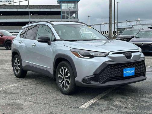 Silver 2025 Toyota Corolla Cross Hybrid SE