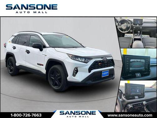 Super White 2021 Toyota RAV4 LE