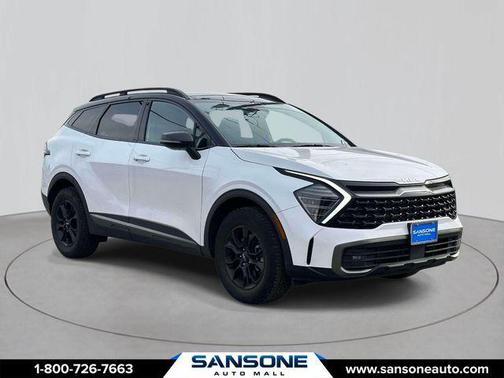 Glacier White Pearl/Ebony Black Roof 2024 Kia Sportage S