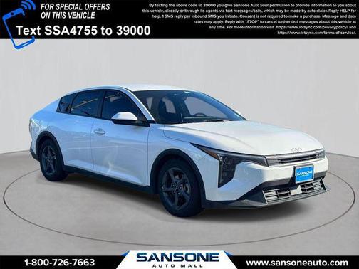 Snow White Pearl 2025 Kia K4 LXS