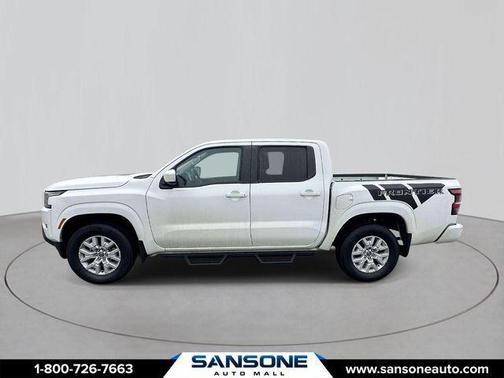 Glacier White 2023 Nissan Frontier SV