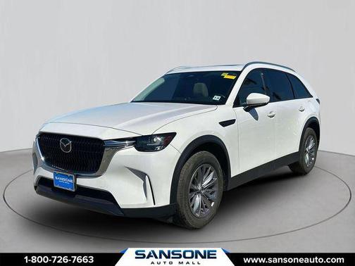 Rhodium White Premium 2024 Mazda CX-90 3.3 Turbo Preferred