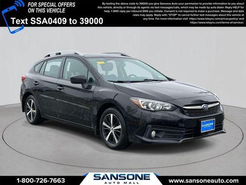 Crystal Black Silica 2023 Subaru Impreza Premium