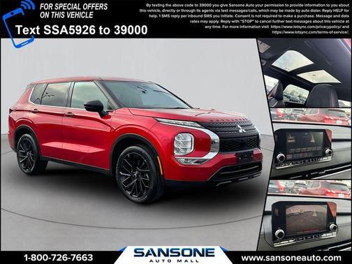 Red Diamond 2022 Mitsubishi Outlander Black Edition S-AWC