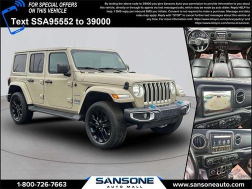 2022 Jeep Wrangler Unlimited 4xe Sahara