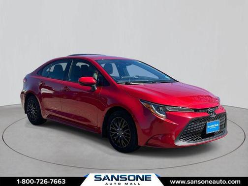 Barcelona Red Metallic 2021 Toyota Corolla LE