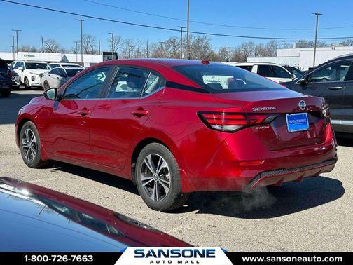 Scarlet Ember Tintcoat 2023 Nissan Sentra SV