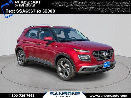 Ultimate Red 2025 Hyundai VENUE SEL
