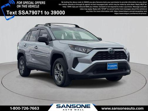 Silver Sky Metallic 2022 Toyota RAV4 Hybrid LE