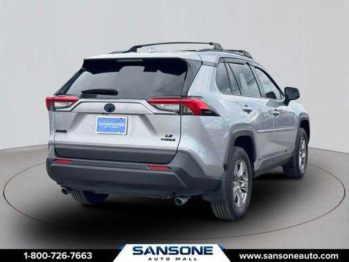 Silver Sky Metallic 2022 Toyota RAV4 Hybrid LE