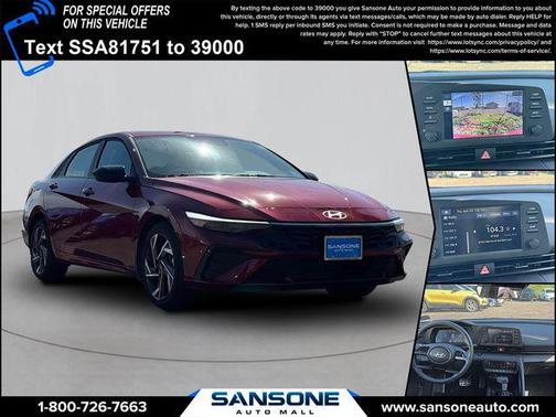 Ultimate Red 2025 Hyundai ELANTRA Sport